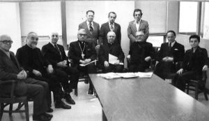 1977-78 UNA Members of the Board with Priests