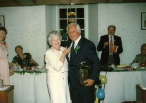 Two members hugging at 1978 UNA General Assembly Meeting