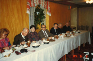1984 UNA Members sitting down for Gen. Assembly Dinner