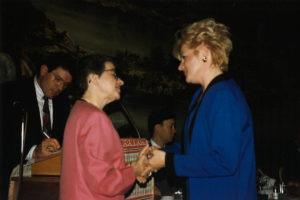 1994 UNA Jersey District 100th Anniversary Women Shaking Hands