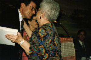 1994 UNA Jersey District 100th Anniversary woman receiving an award