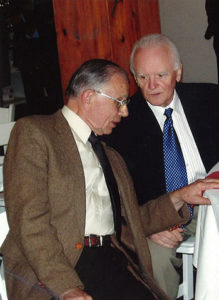 2005 UNA General Assembly Meeting two men talking
