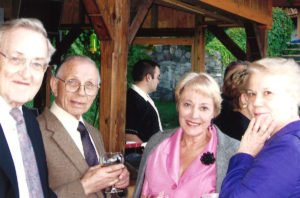 2005 UNA General Assembly Meeting 2 men talking to 2 women